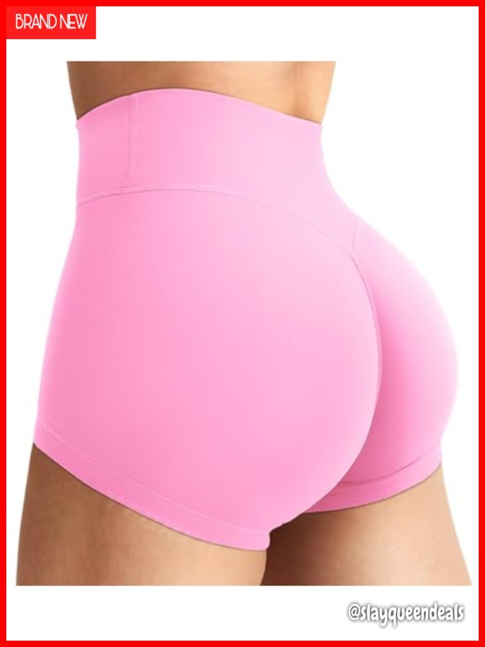 YEOREO LuxFlow Biker Shorts 2.5" No Front Seam High Waist Gym Workout Shorts